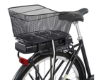 Large bicycle basket metal bicycle basket for luggage rack strong screw-on