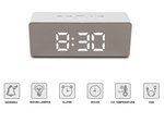 Led alarm clock led timer led mirror alarm date 4in1