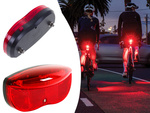 Led bicycle rear light for bicycle rack 2xaa batteries strong