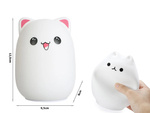 Led cat night light rgb remote control