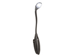 Led clip-on book reading light flexible