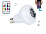 Led colour bulb rgb speaker bluetooth remote control