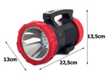 Led flashlight searchlight xm-l l2 rechargeable + cob