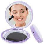 Led illuminated cosmetic make-up mirror