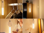 Led lamp warm wall lamp with motion detector wall-mounted magnet