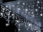 Light curtain 300 led cold white 10m combined christmas tree lights garland