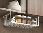 Metal basket suspended kitchen shelf hanging shelf organiser