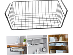 Metal basket suspended kitchen shelf hanging shelf organiser