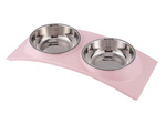 Metal doughters for dogs and cats 2pc set 0.4 l