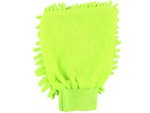 Microfibre cloth glove for cleaning the car wash on the hand