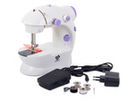 Mini sewing machine thread needle power supply drive n.