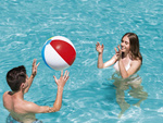 Multi-coloured inflatable children's beach ball 30 cm for the pool