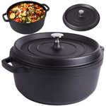 Non stick non stick cooking pot induction gas lid 7l