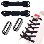 Non-tied shoe laces flexible rubber