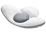 Orthopaedic back pillow lumbar support