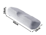 Orthopaedic sleeping pillow moulded foam ergonomic support