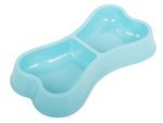 Plastic bowl for dog cat double 0.15l