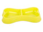 Plastic bowl for dogs cats double 250ml x 2