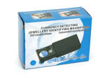 Pocket magnifier jubil. Uv extended led 30x 60x