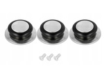 Pot lid knobs set of 3 pcs