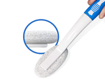 Pumice brush for bathroom cleaning