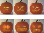 Pumpkin animation projector halloween night light