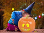 Pumpkin animation projector halloween night light