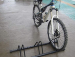 Rack for 3 bicycles bicycle storage service parking barriers