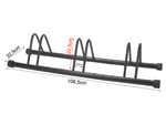 Rack for 3 bicycles bicycle storage service parking barriers