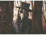 Raven bird plague mask doctor latex halloween