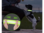 Reflective eye patch flexible wristband yellow 2pcs