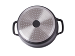 Roasting tin for cooking non stick induction gas lid 4l