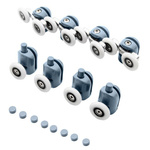 Rollers for shower cubicle set wheels 8 rollers