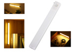 Self-adhesive cabinet rail light