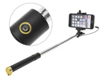 Selfie holder monopod stick with cable solid