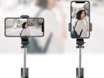 Selfie stick tripod remote control bluetooth