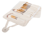 Set of 24 professional make-up brushes case