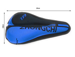 Shock-absorbing gel pad for bicycle saddle 3d cover profiled