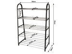 Shoe rack shoe organizer storeroom cabinet rack 5 levels large