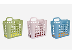 Shopping basket plastic folding laundry basket large