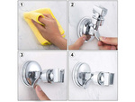 Shower handset holder swivel head strong suction cup shower