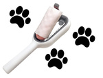 Silicone dog hair brush 3in1