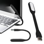 Silicone flexible usb lamp for laptop notebook computer 6 led strong