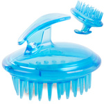 Silicone massage brush for head and body wash