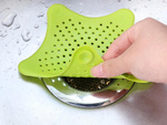 Silicone strainer strainer for sink shower drain