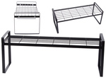 Single tier metal shelf kitchen organiser loft rack for kitchen worktop