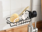 Sink organiser kitchen basket tap shelf