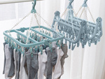 Sock dryer underwear hanging rack 32x clips set