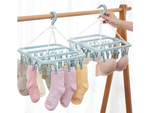 Sock dryer underwear hanging rack 32x clips set