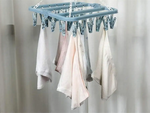 Sock dryer underwear hanging rack 32x clips set